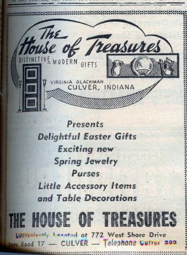 1981 House of Treasures Ad